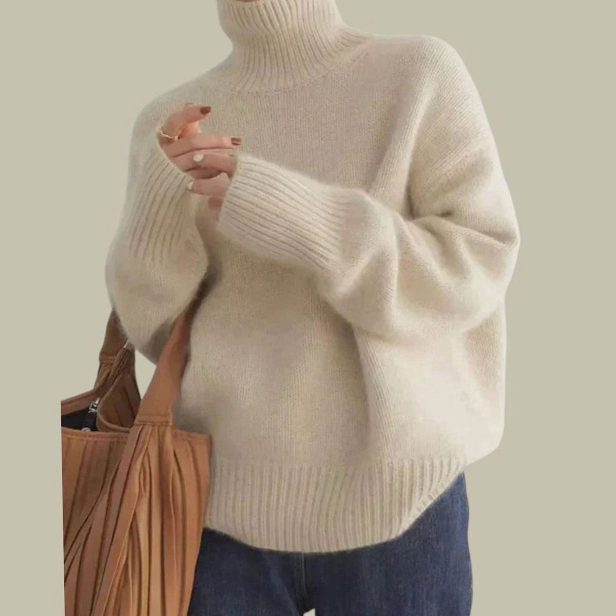 MARENCE oversized coltrui gedragen met een tailored broek voor kantoorlook