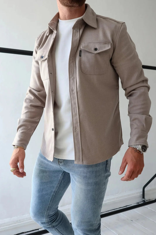 Stijlvol overshirt voor heren met comfort – NOVAWEAR