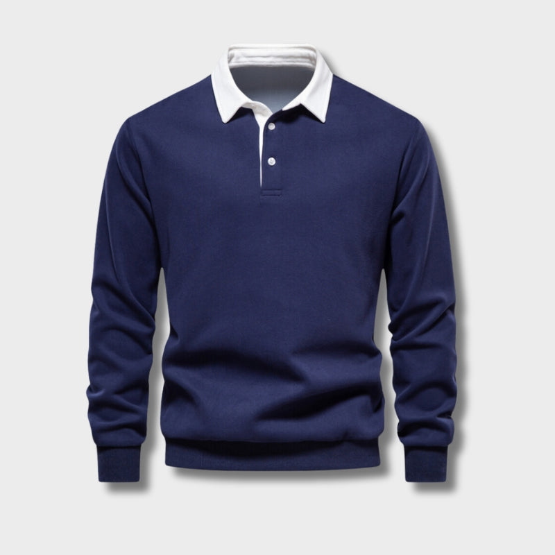 Jasper | Heren Poloshirt met Lange Mouwen en Klassieke Kraag voor Zomer 0
