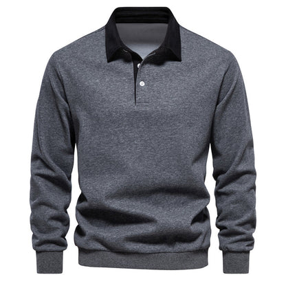 Jasper | Heren Poloshirt met Lange Mouwen en Klassieke Kraag voor Zomer 2