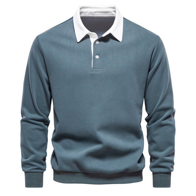 Jasper | Heren Poloshirt met Lange Mouwen en Klassieke Kraag voor Zomer 3