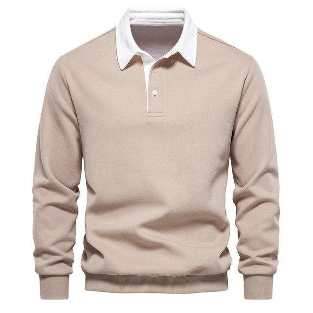 Jasper | Heren Poloshirt met Lange Mouwen en Klassieke Kraag voor Zomer 4