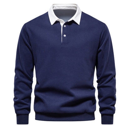 Jasper | Heren Poloshirt met Lange Mouwen en Klassieke Kraag voor Zomer 6