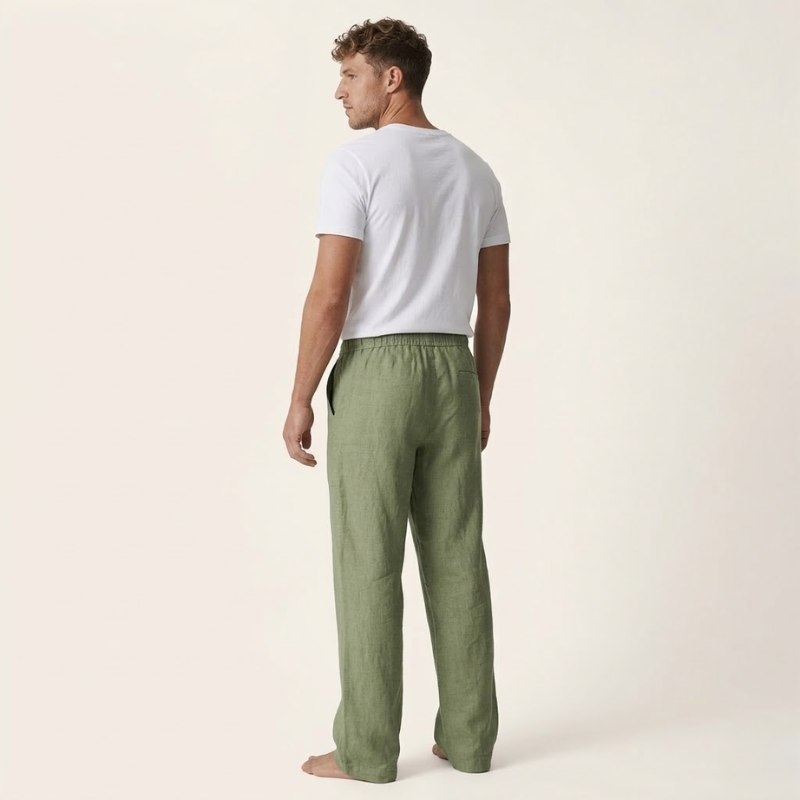 Jasper | Linnen Broek voor Heren met Rechte Snit voor Zomer 2