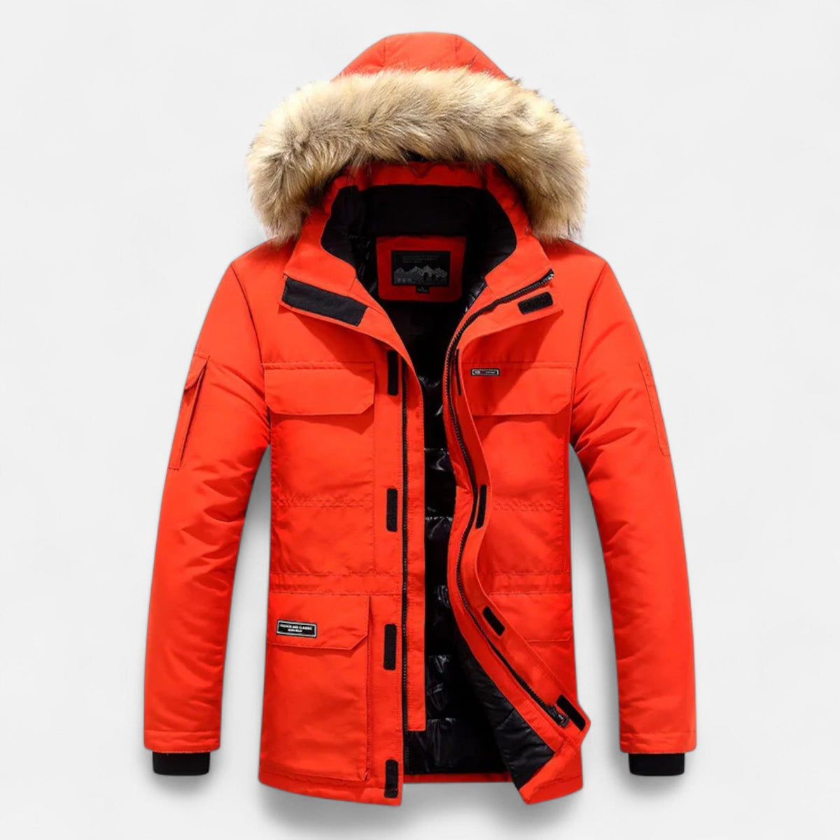 Jasper | Winterdonsparka voor Man met Capuchon en Fleecevoering 5