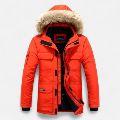 Jasper | Winterdonsparka voor Man met Capuchon en Fleecevoering 5