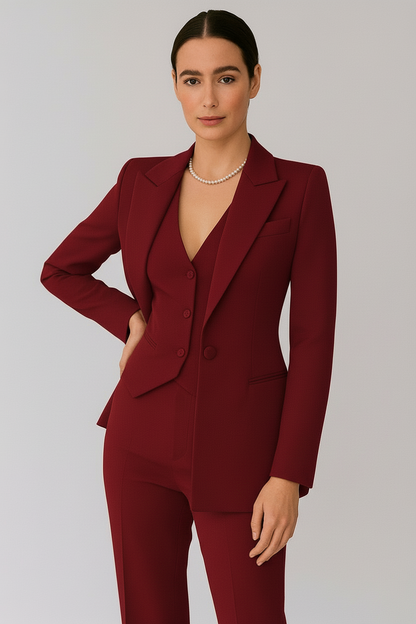 Lara | Driedelige Maatpakset voor Dames met Elegante Structuur voor Zomer 2