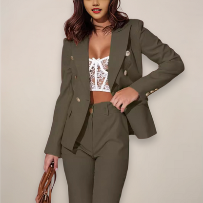 Lara | Tweedelige Blazer Set voor Dames met Elegante Pasvorm voor Zomer 1