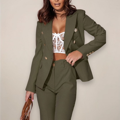 Lara | Tweedelige Blazer Set voor Dames met Elegante Pasvorm voor Zomer 5