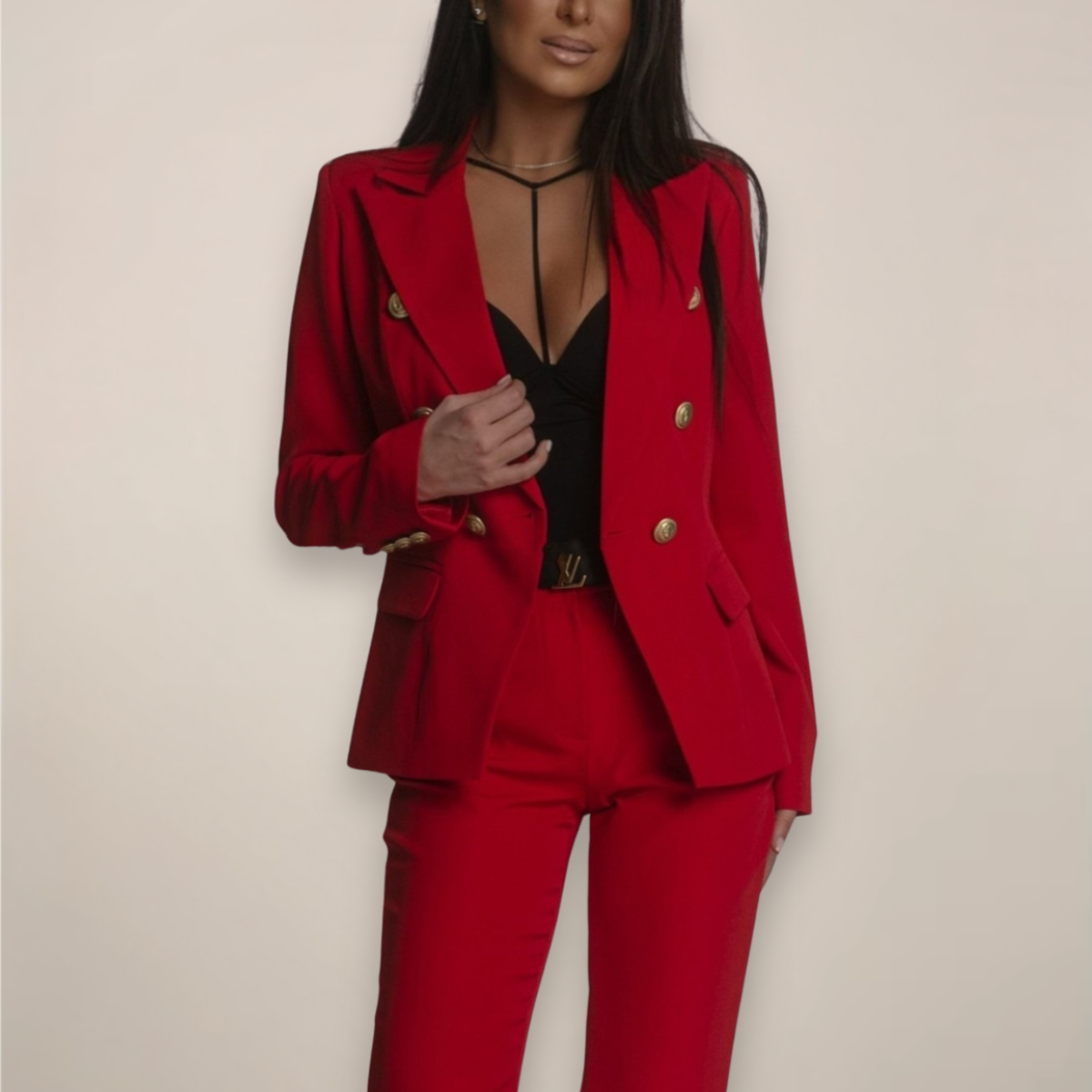 Lara | Tweedelige Blazer Set voor Dames met Elegante Pasvorm voor Zomer 8