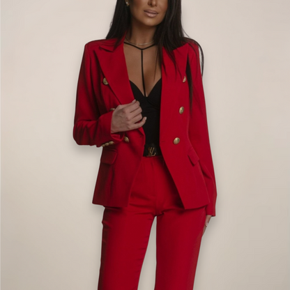 Lara | Tweedelige Blazer Set voor Dames met Elegante Pasvorm voor Zomer 8