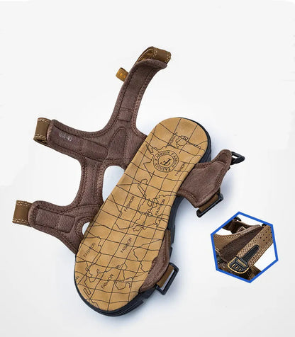 Liam | Comfortabele Sandalen met Verstelbare Klittenbandsluiting voor Heren en Dames 3
