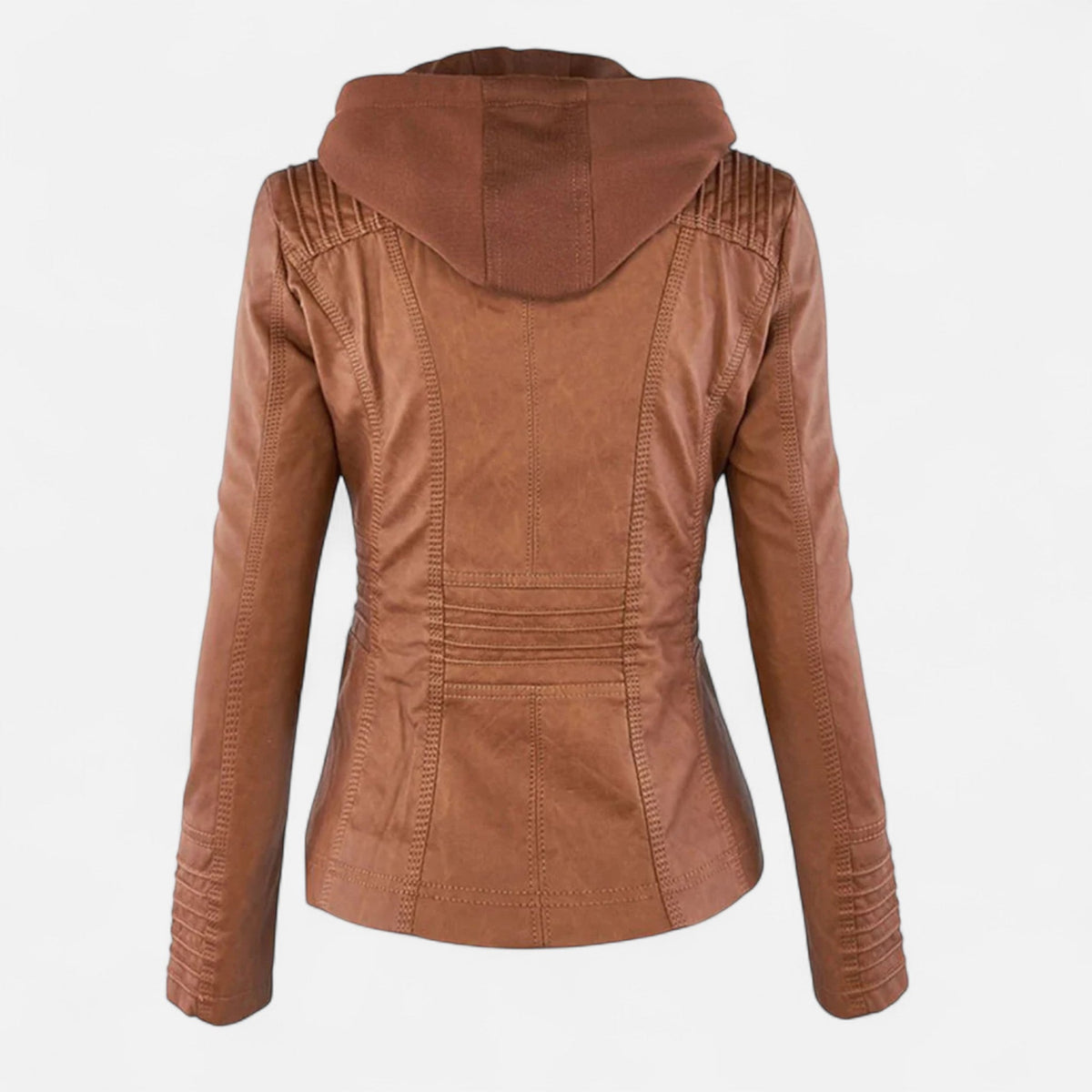 Liesbeth | Zwart Leren Dames Jack met Tijdloos Design voor Vrouwen 5