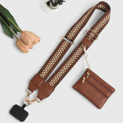 Lise | Crossbody Telefoonhoudertas met Verstelbare Riem voor Dames in Zwart, Beige of Roze 4