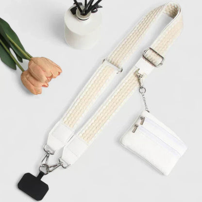 Lise | Crossbody Telefoonhoudertas met Verstelbare Riem voor Dames in Zwart, Beige of Roze 6