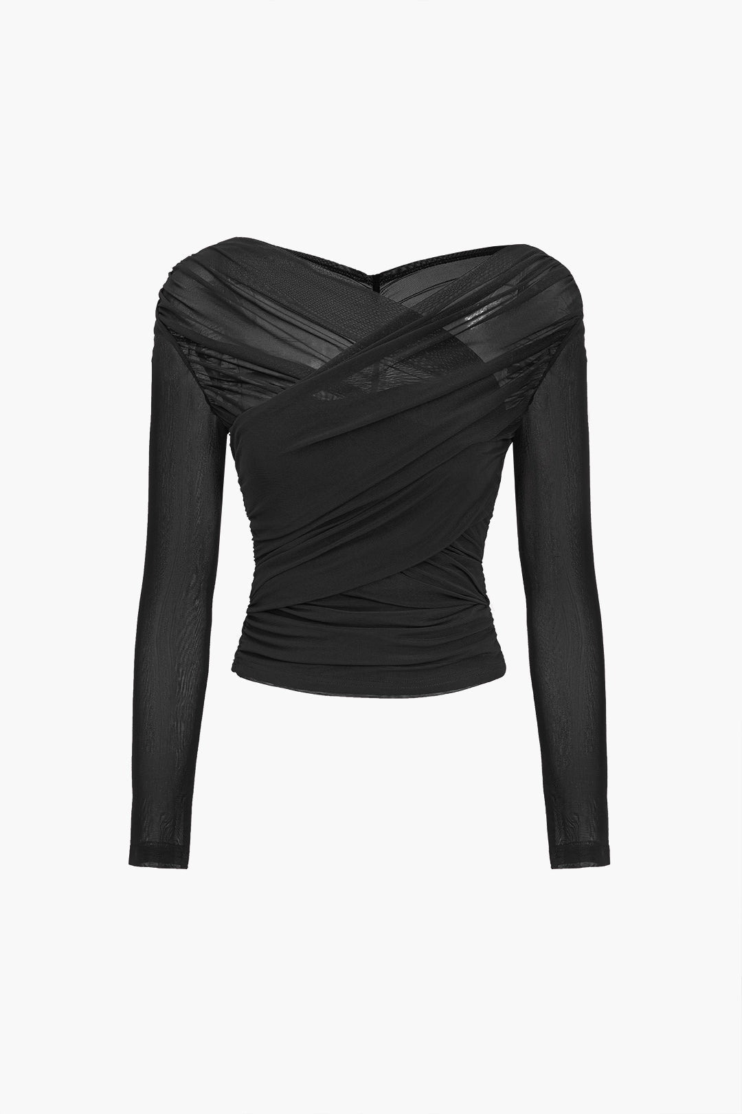 Lotte | Dames Top met Ruches en Lange Mouwen voor Zomer 4