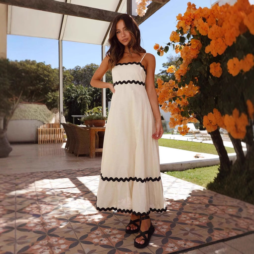 Lotte | Elegante Lange Zomerjurk met Spaghettibandjes voor Dames 2