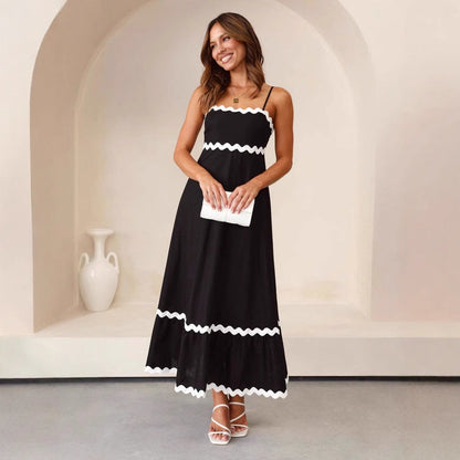 Lotte | Elegante Lange Zomerjurk met Spaghettibandjes voor Dames 4