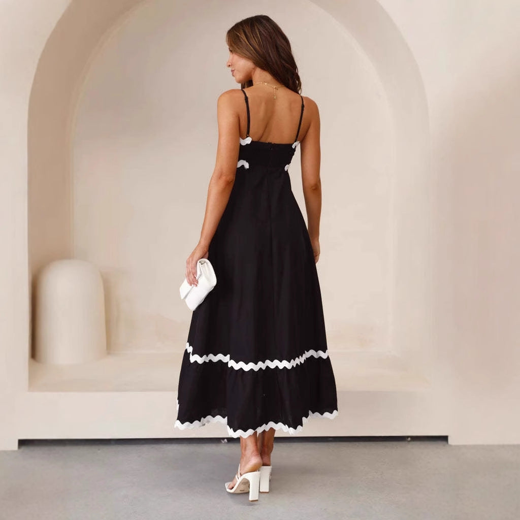 Lotte | Elegante Lange Zomerjurk met Spaghettibandjes voor Dames 5