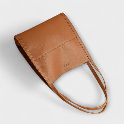 Lotte | Gestructureerde Leren Schoudertas Dames met Tijdloos Design 4