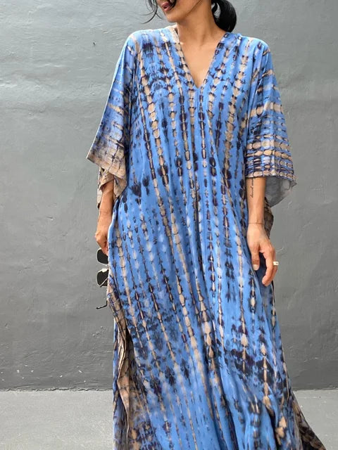 Lotte | Lange Zomerjurk met Kaftan voor Dames - Vloeiend en Comfortabel 1