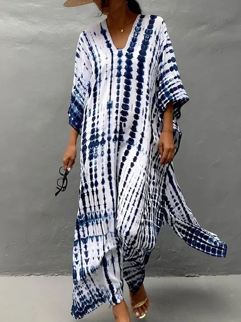 Lotte | Lange Zomerjurk met Kaftan voor Dames - Vloeiend en Comfortabel 3
