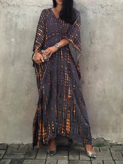 Lotte | Lange Zomerjurk met Kaftan voor Dames - Vloeiend en Comfortabel 6