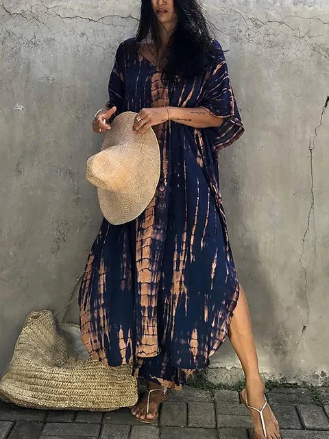 Lotte | Lange Zomerjurk met Kaftan voor Dames - Vloeiend en Comfortabel 8