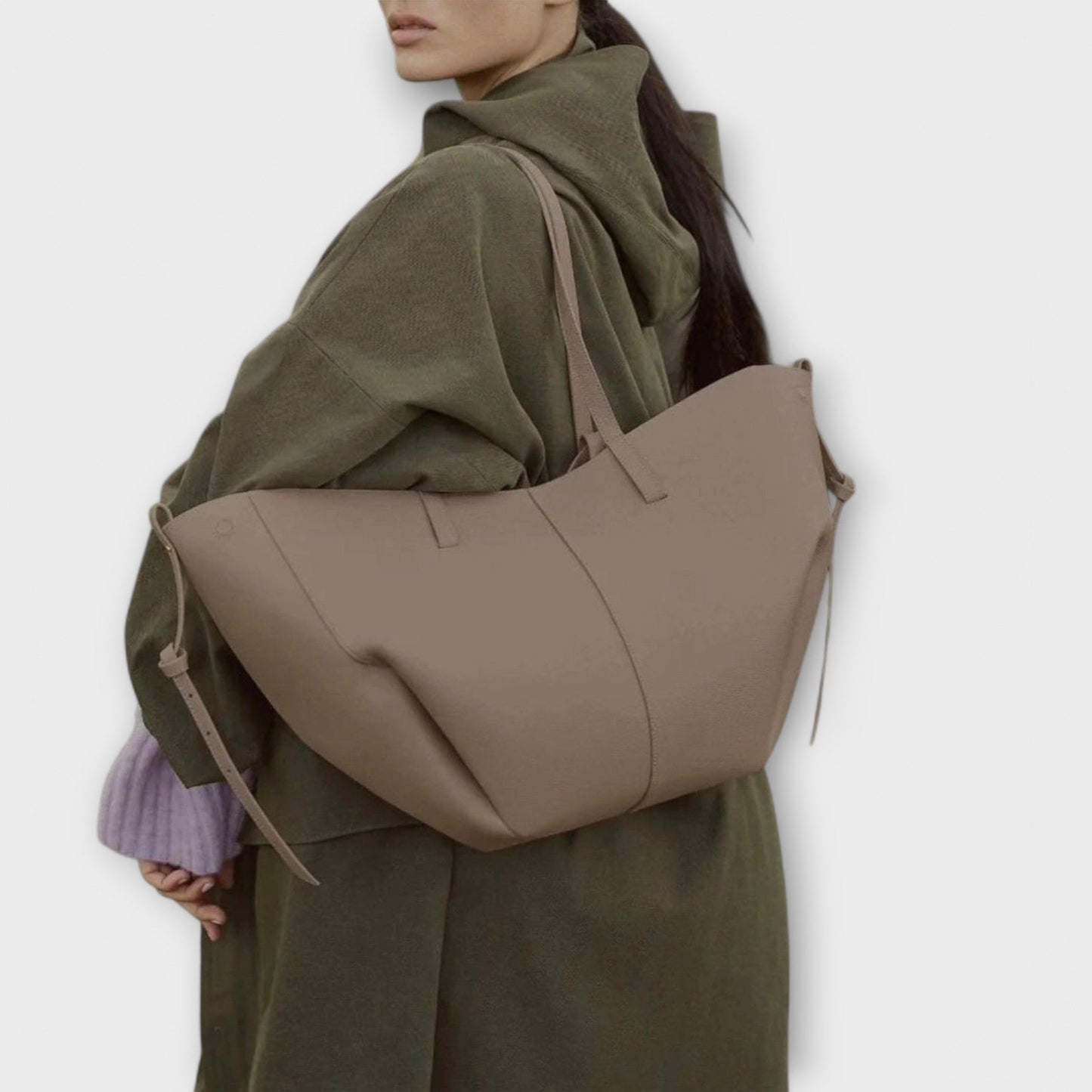 Lotte | Ruime Draagtas voor Dames met Minimalistisch Ontwerp en Comfortabele Handvatten 1