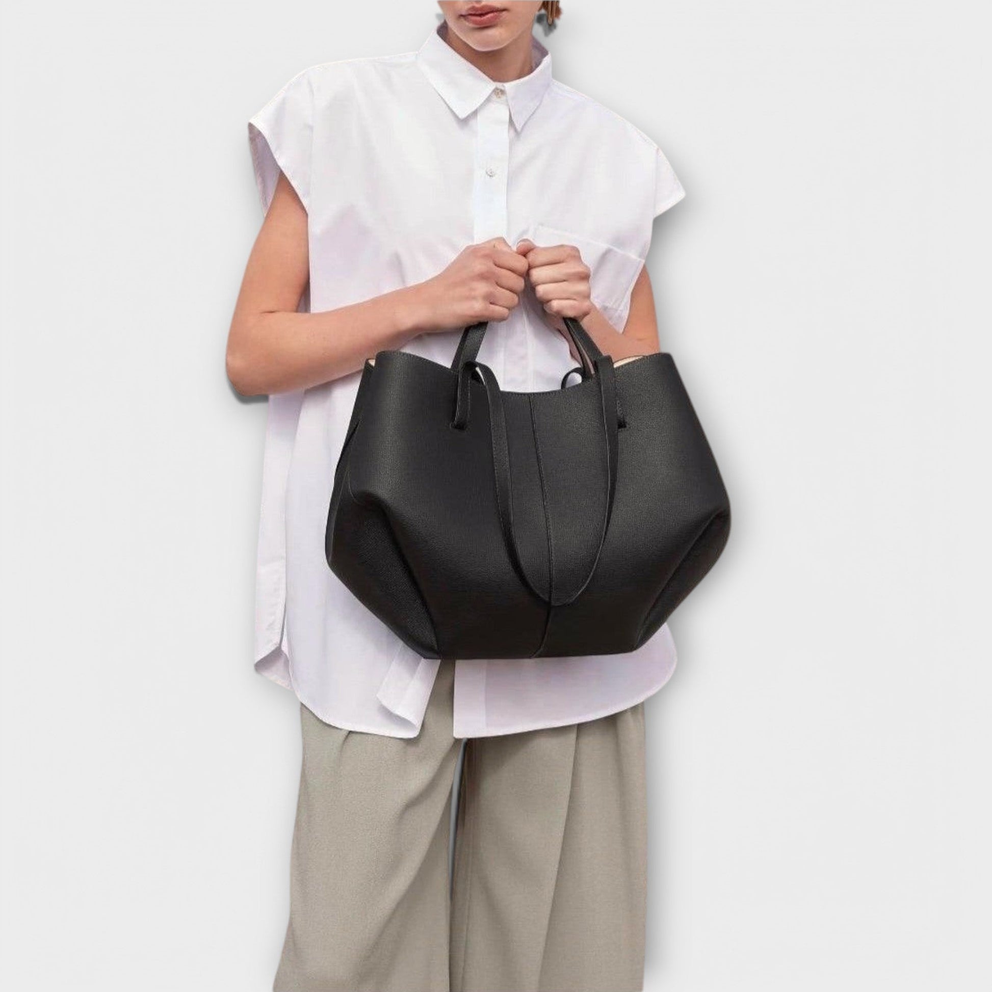 Lotte | Ruime Draagtas voor Dames met Minimalistisch Ontwerp en Comfortabele Handvatten 7