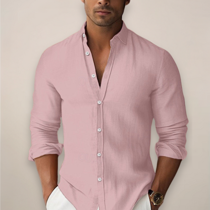 Luca | Casual Zomershirt met Knoopjes voor Heren 4