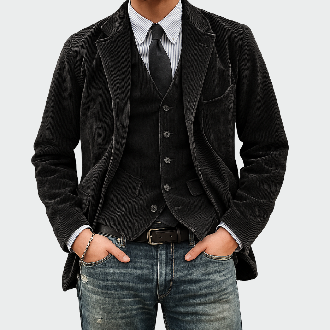 Luca | Elegante Blazer Heren met Vest voor Formele Gelegenheden 1