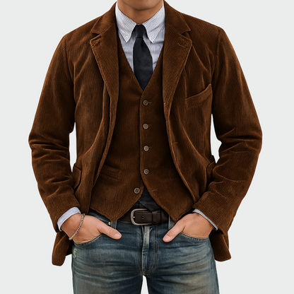 Luca | Elegante Blazer Heren met Vest voor Formele Gelegenheden 2