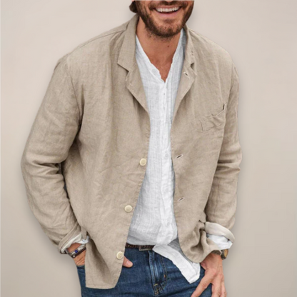 Luca | Heren Blazer met Relaxte Pasvorm voor Zomer 0