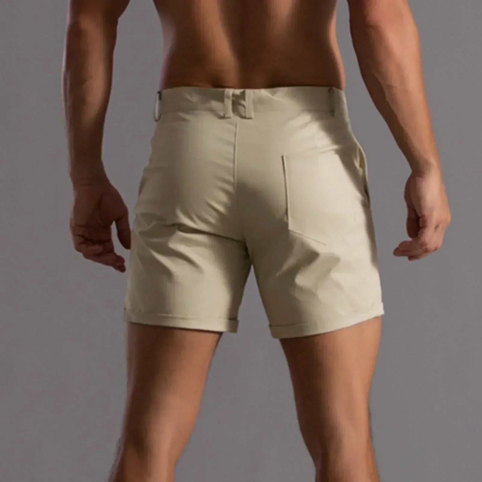 Luca | Slim Fit Chino Shorts voor Heren in Groen 8