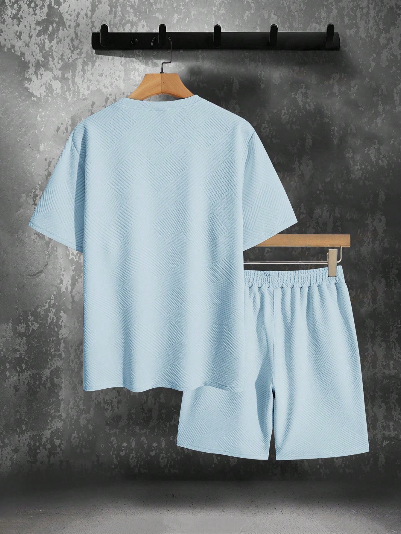Luca | Zomerset met Oversized T-shirt en Sportieve Shorts voor Mannen 2