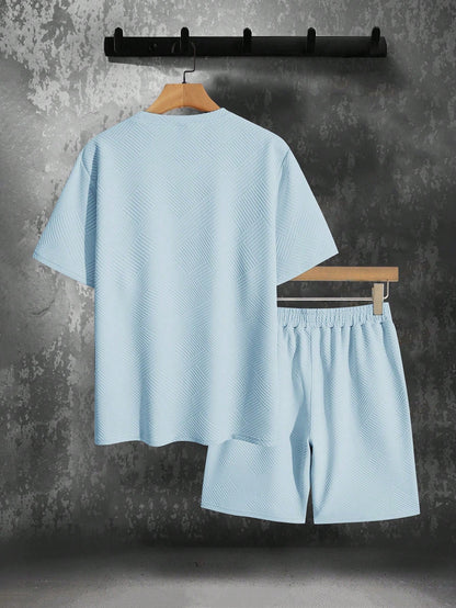 Luca | Zomerset met Oversized T-shirt en Sportieve Shorts voor Mannen 2