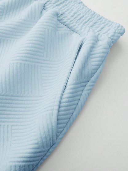 Luca | Zomerset met Oversized T-shirt en Sportieve Shorts voor Mannen 5