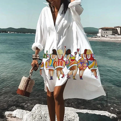 Sanne | Casual Midi-jurk met Print voor Dames voor Zomerjurkjes 2