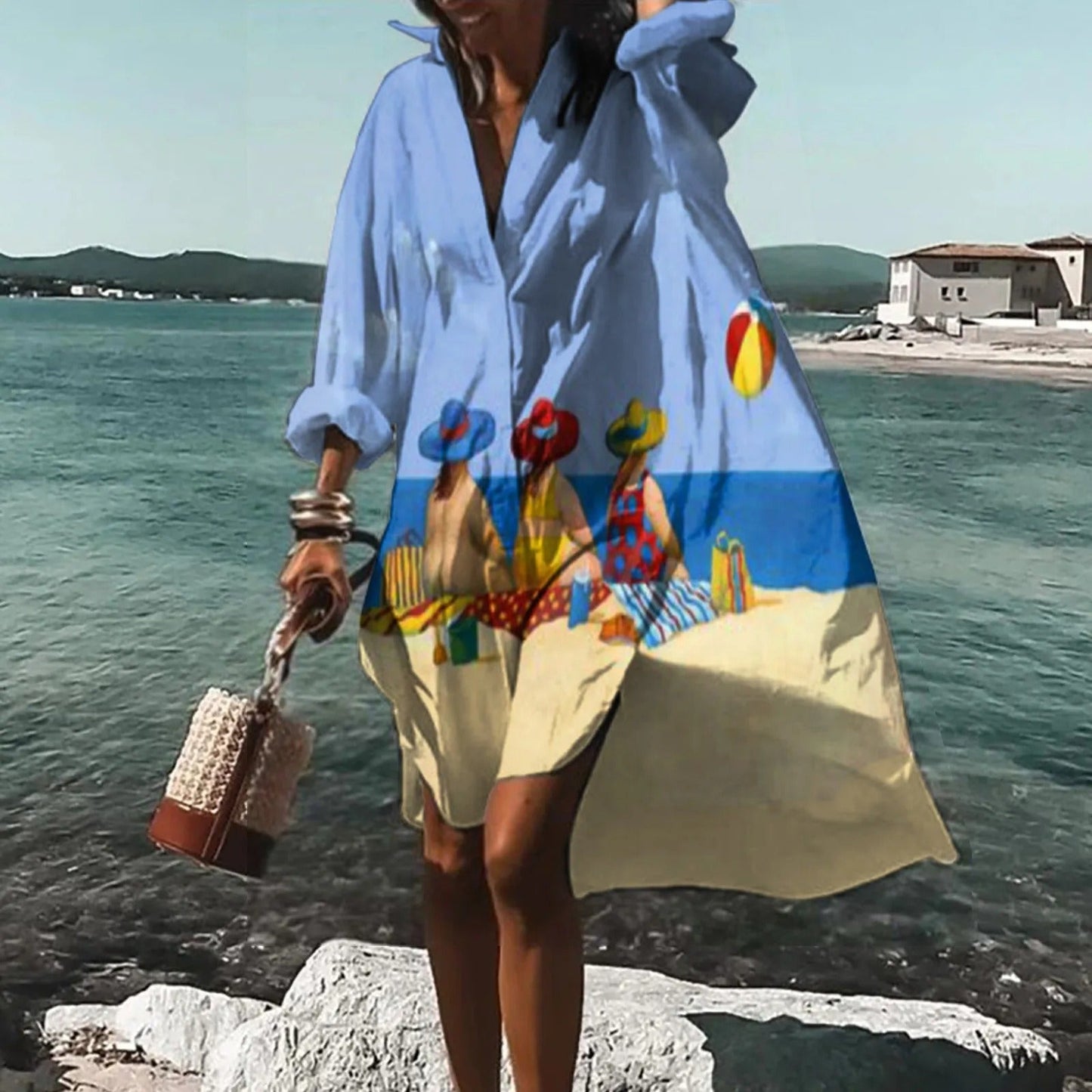 Sanne | Casual Midi-jurk met Print voor Dames voor Zomerjurkjes 4