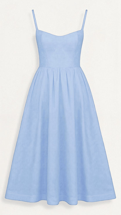Sophie | A-lijn Midi-jurk voor Dames met Elegante Ascot-stijl 7