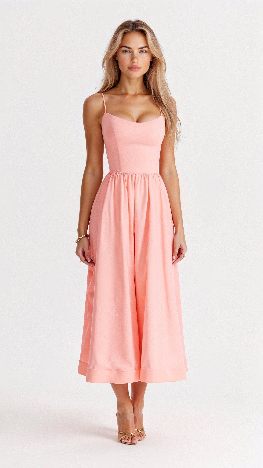 Sophie | A-lijn Midi-jurk voor Dames met Elegante Ascot-stijl 8