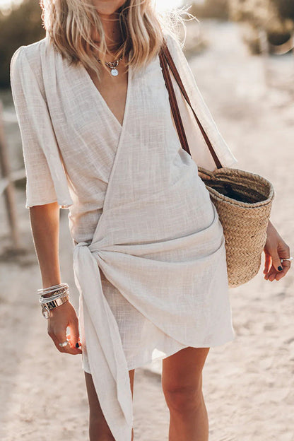 Sophie | Asymmetrische Mini-Wikkeljurk voor Dames voor de Zomer 0