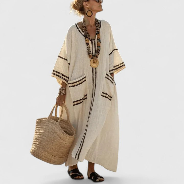 Sophie | Boheemse Zomerjurk voor Dames met Functionele Zakken en Lichtgewicht Comfort 4
