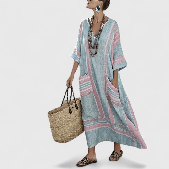 Sophie | Boheemse Zomerjurk voor Dames met Functionele Zakken en Lichtgewicht Comfort 8