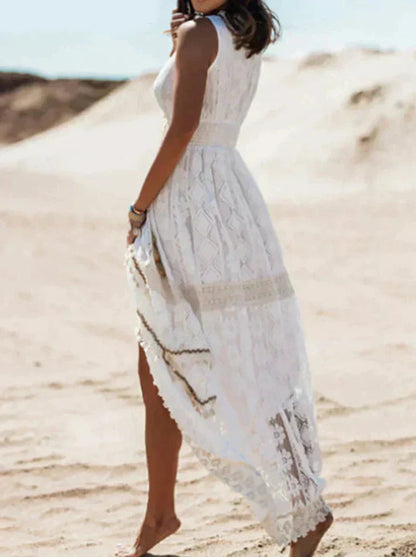 Sophie | Boho Kanten Zomerjurk voor Dames met V-hals 2