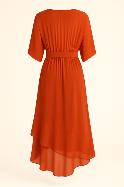 Sophie | Chiffon Galajurk met V-hals voor Dames 2