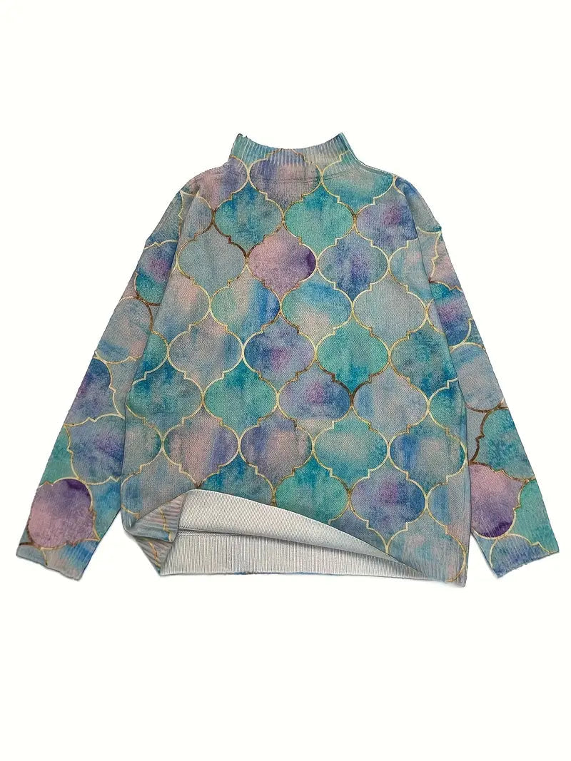 Sophie | Coltrui Dames met Hoge Hals in Pasteltinten 1