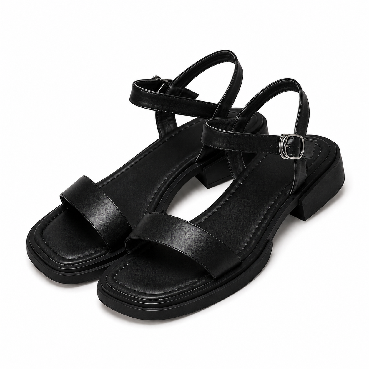 Sophie | Dames Sandalen met Lage Hak en Verstelbare Gesp voor Zomer 2