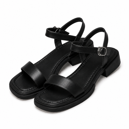 Sophie | Dames Sandalen met Lage Hak en Verstelbare Gesp voor Zomer 2